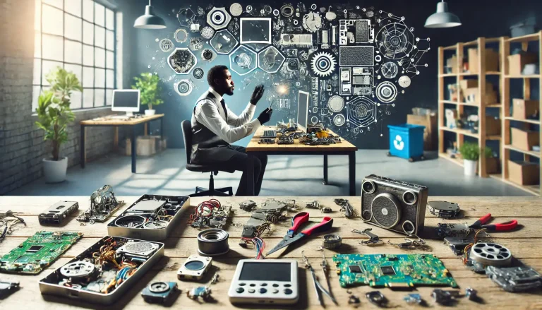 Electrónica reciclada